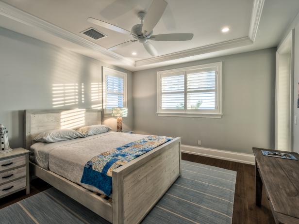 White Coastal Bedroom Lighthouse